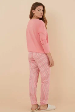 Pijama 100% Algodao Riscas