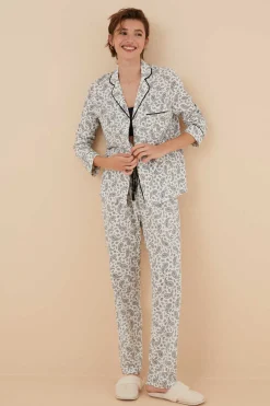 Pijama Camiseiro 100% Algodao Boho