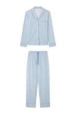 Pijama Camiseiro 100% Algodao Riscas