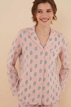 Pijama Camiseiro 100% Algodao Boho