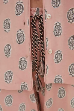 Pijama Camiseiro 100% Algodao Boho