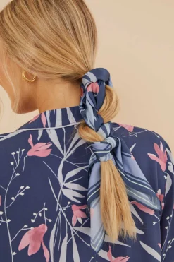 Pijama Camiseiro Com Estampado De Flores De Moniquilla