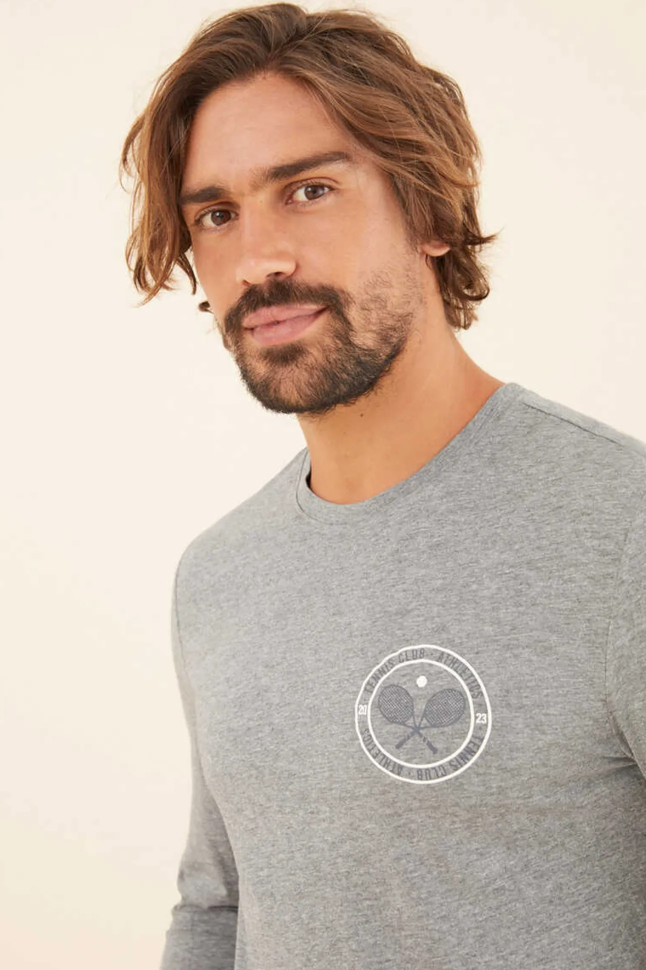 Pijama Comprido Homem 100% Algodao Tenis