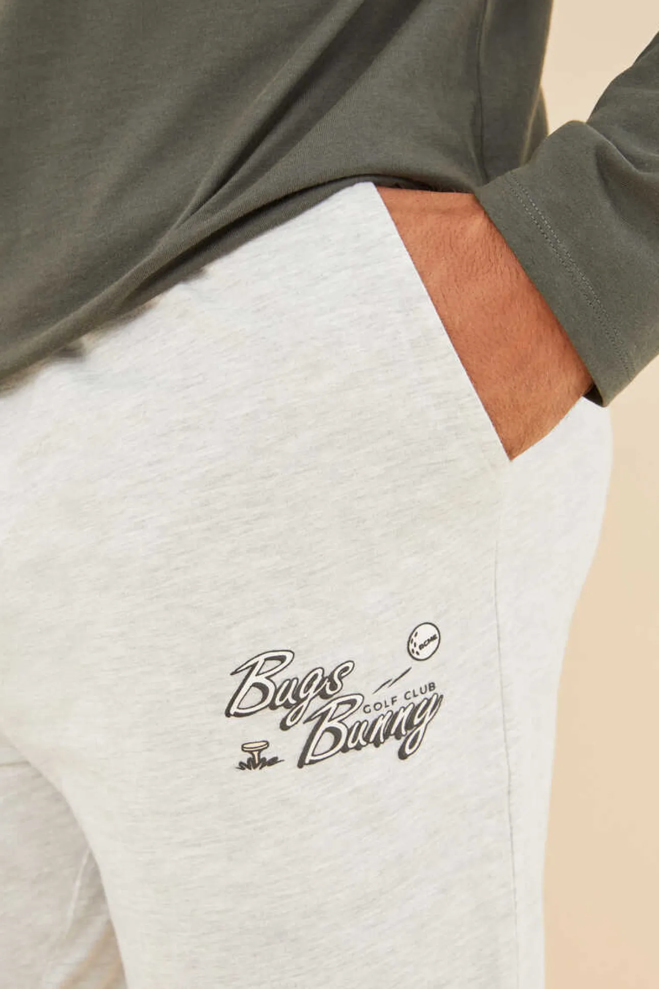 Pijama Comprido Homem 100% Algodao Bugs Bunny