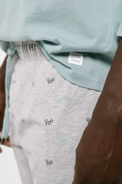 Pijama Comprido Malha Algodao Bicicleta