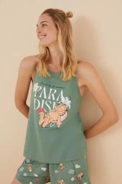 Pijama Curto Alcas Garfield