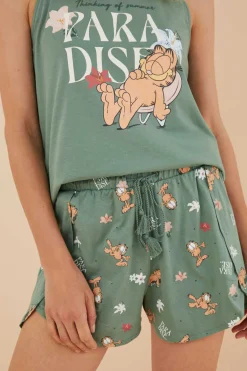 Pijama Curto Alcas Garfield