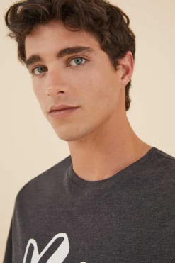 Pijama Curto De Homem Algodao Ken