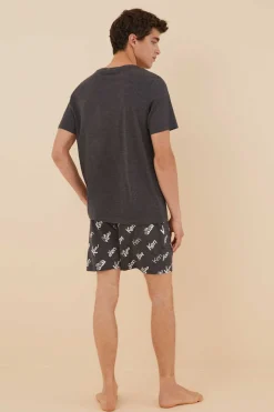 Pijama Curto De Homem Algodao Ken