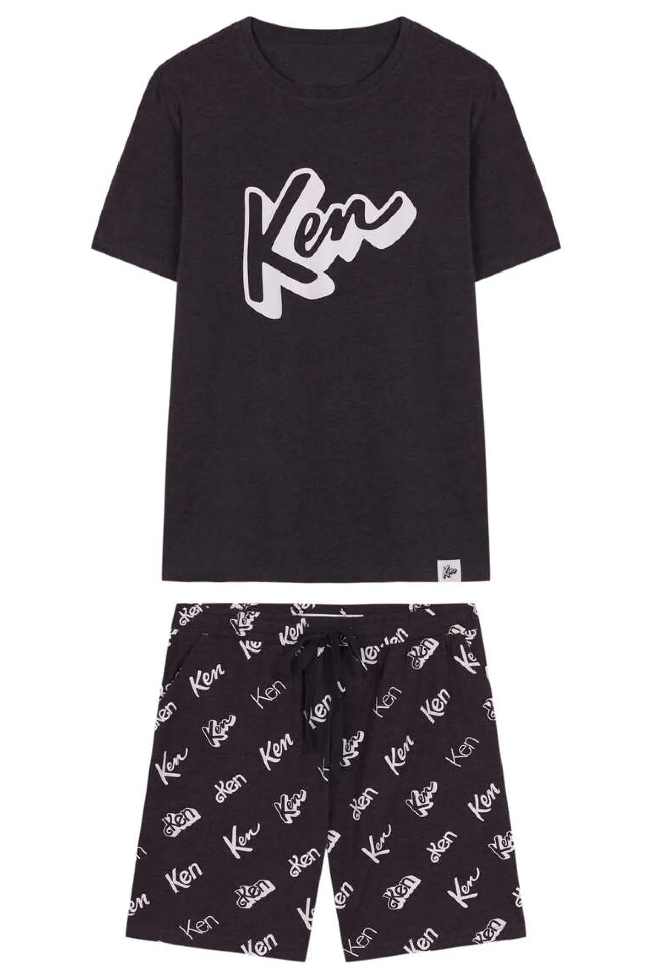 Pijama Curto De Homem Algodao Ken