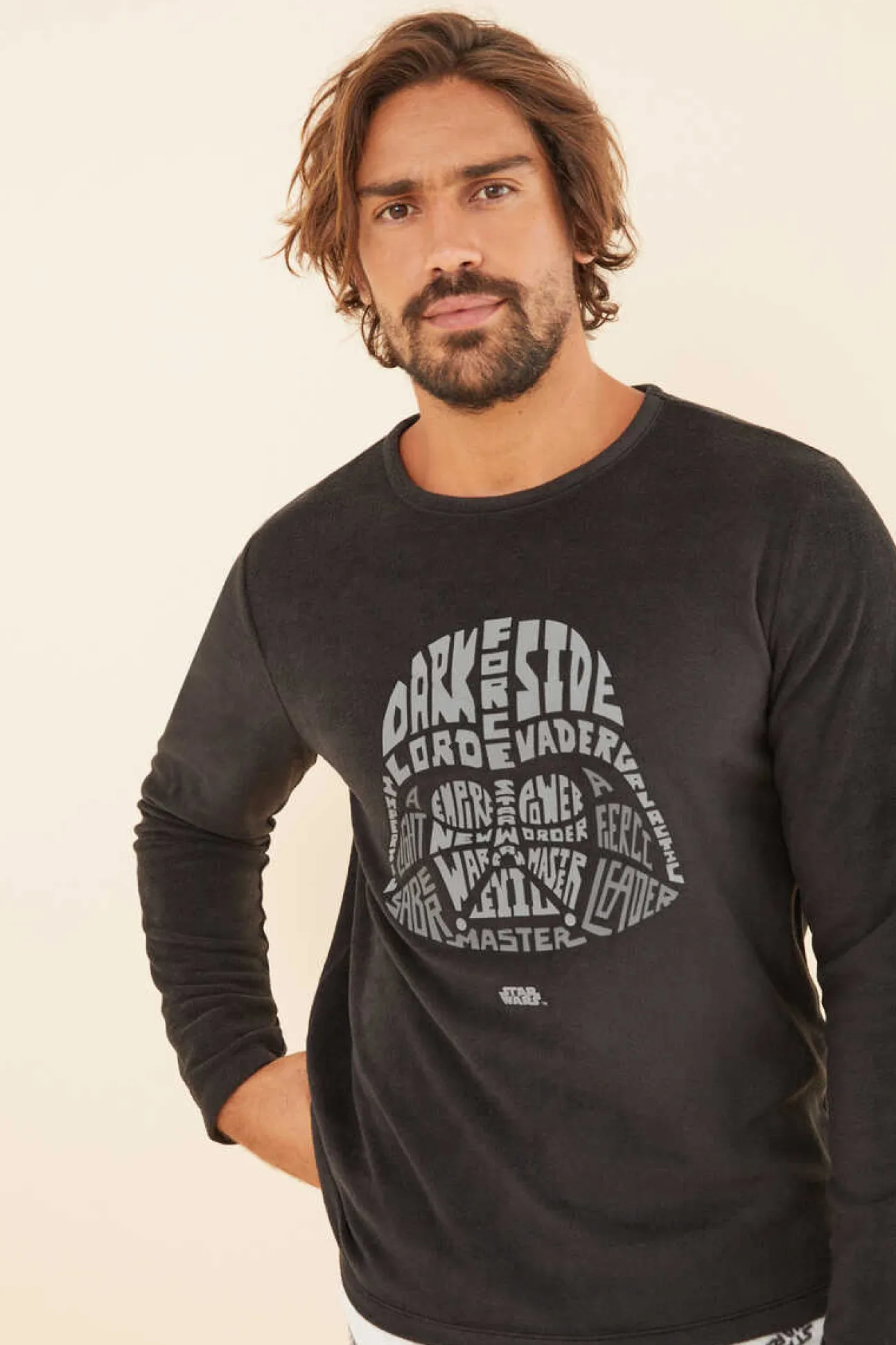 Pijama Polar Comprido Star Wars Para Homem