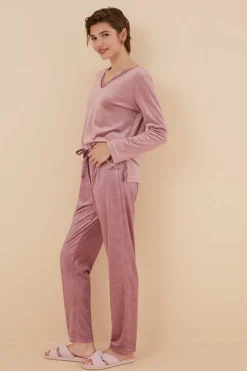 Pijama Veludo Elastico