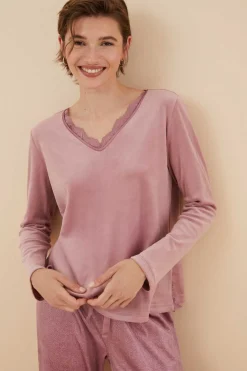 Pijama Veludo Elastico