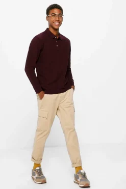 Polo Basico Manga Comprida Springfield