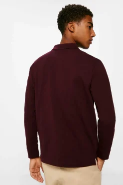 Polo Basico Manga Comprida Springfield