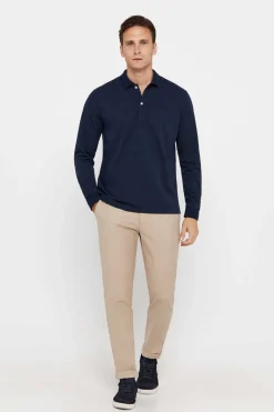 Polo Coolmax Manga Comprida