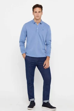 Polo Coolmax Manga Comprida