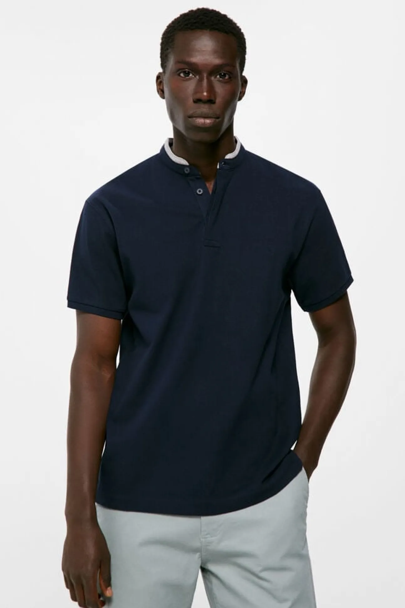 Polo Mao Slim Carcela Oculta