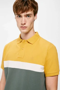 Polo Pique Color Block