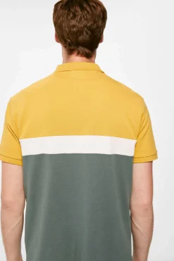 Polo Pique Color Block
