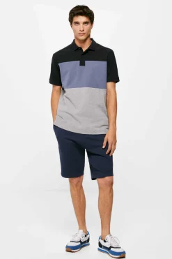 Polo Pique Color Block