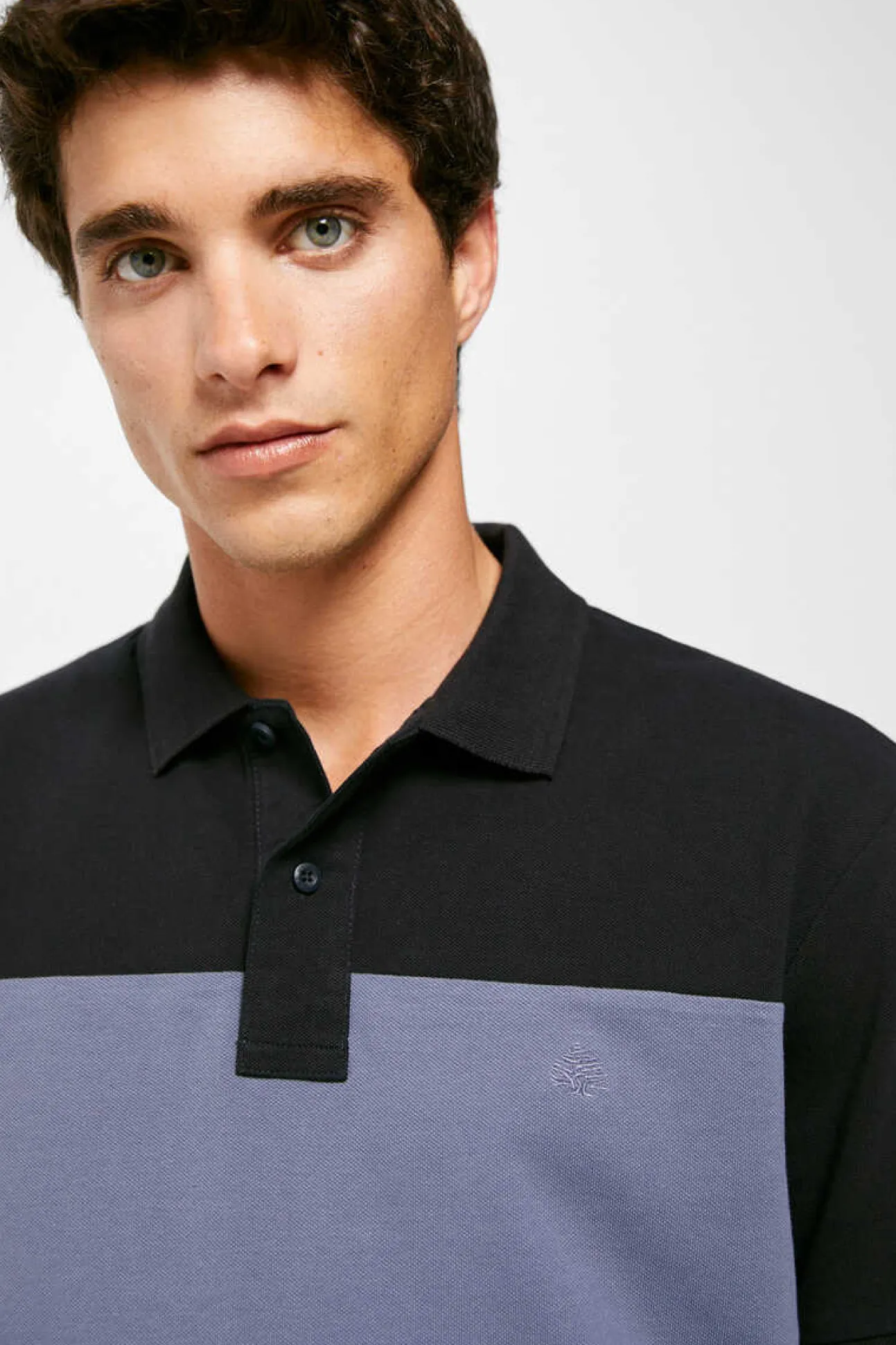 Polo Pique Color Block