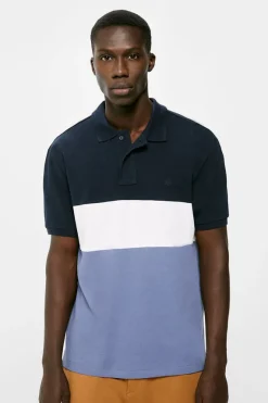 Polo Pique Color Block