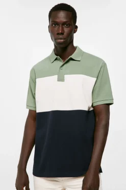 Polo Pique Color Block