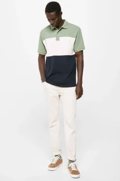 Polo Pique Color Block