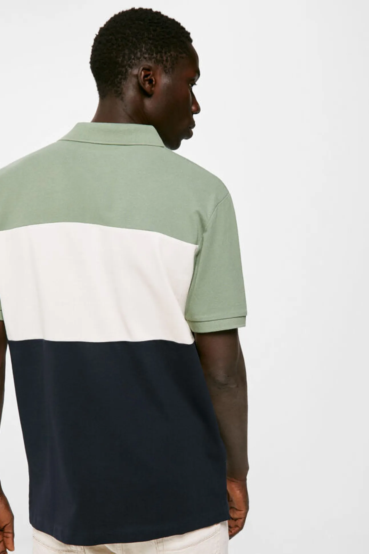 Polo Pique Color Block