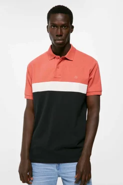 Polo Pique Color Block