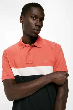 Polo Pique Color Block