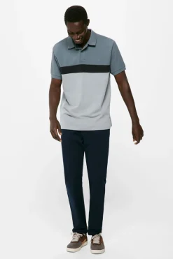 Polo Pique Color Block
