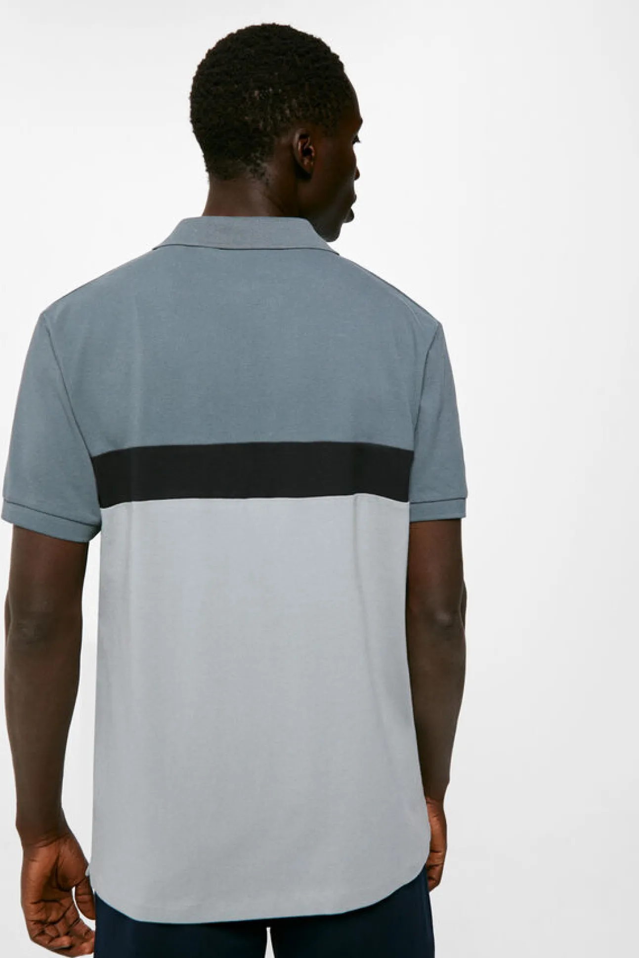 Polo Pique Color Block