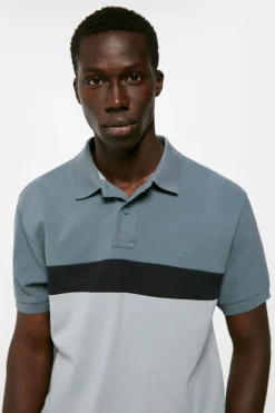 Polo Pique Color Block