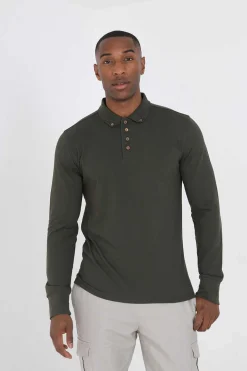 Polo Pique De Manga Comprida