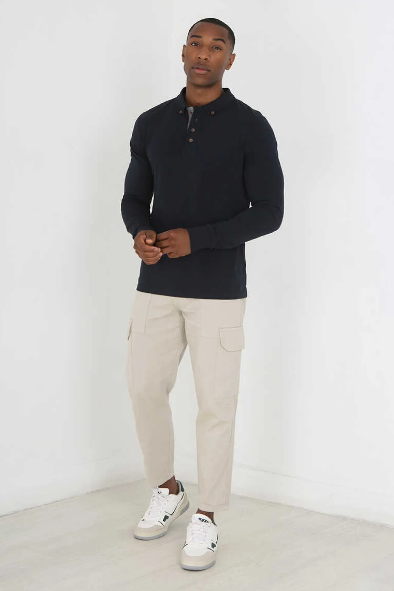 Polo Pique De Manga Comprida