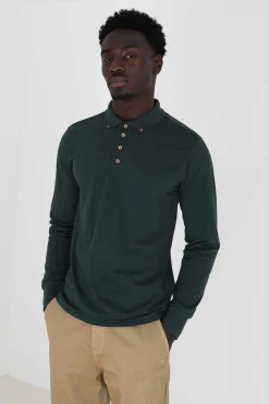 Polo Pique De Manga Comprida