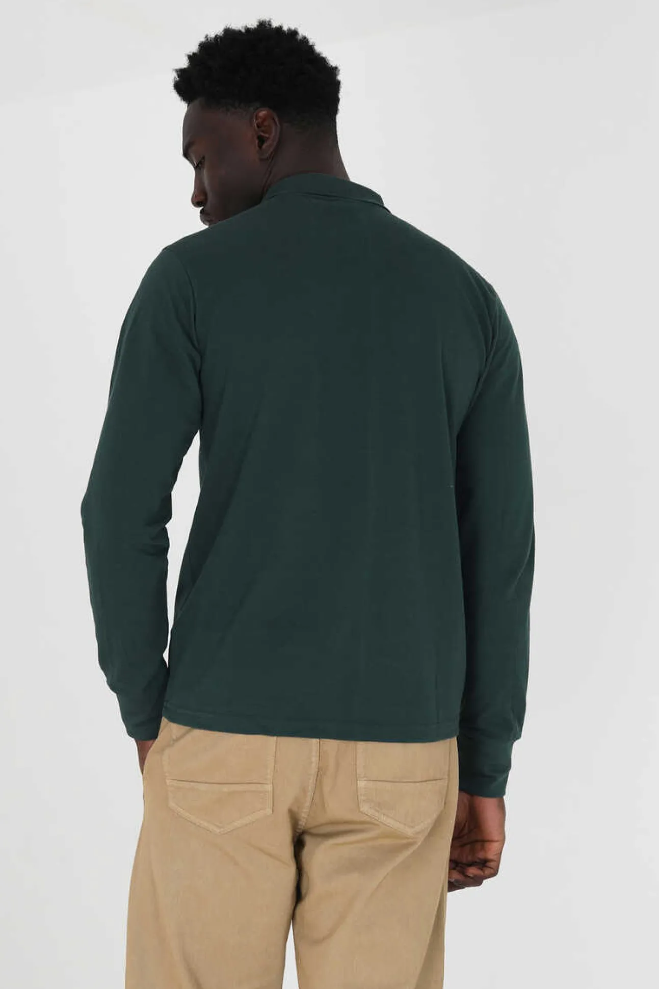 Polo Pique De Manga Comprida