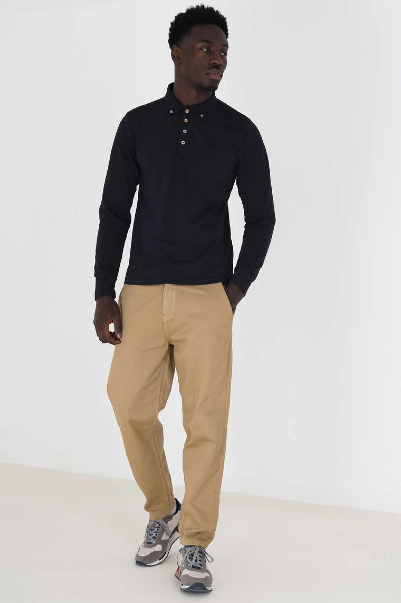 Polo Pique De Manga Comprida