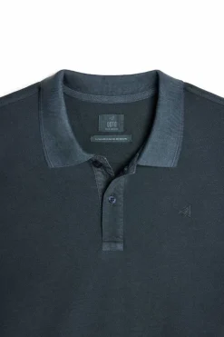Polo Pique Lavado Bordado De Aviao