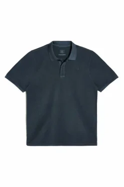 Polo Pique Lavado Bordado De Aviao