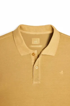 Polo Pique Lavado Bordado De Aviao