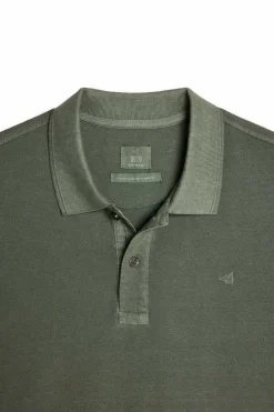 Polo Pique Lavado Bordado De Aviao