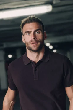 Polo Pique Lavado Bordado De Aviao