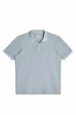 Polo Pique Lavado Bordado De Aviao