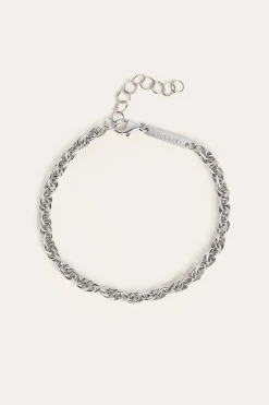 Pulseira Rope Chain De Prata