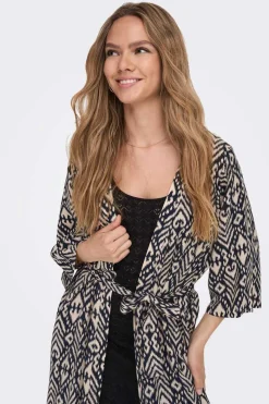 Quimono Comprido Estampado