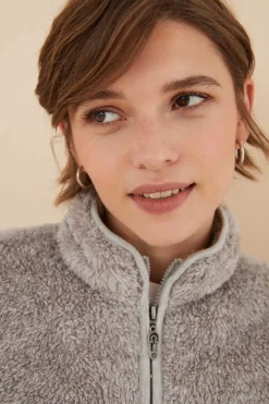 Robe Pelo Esponjoso Remendos Snoopy