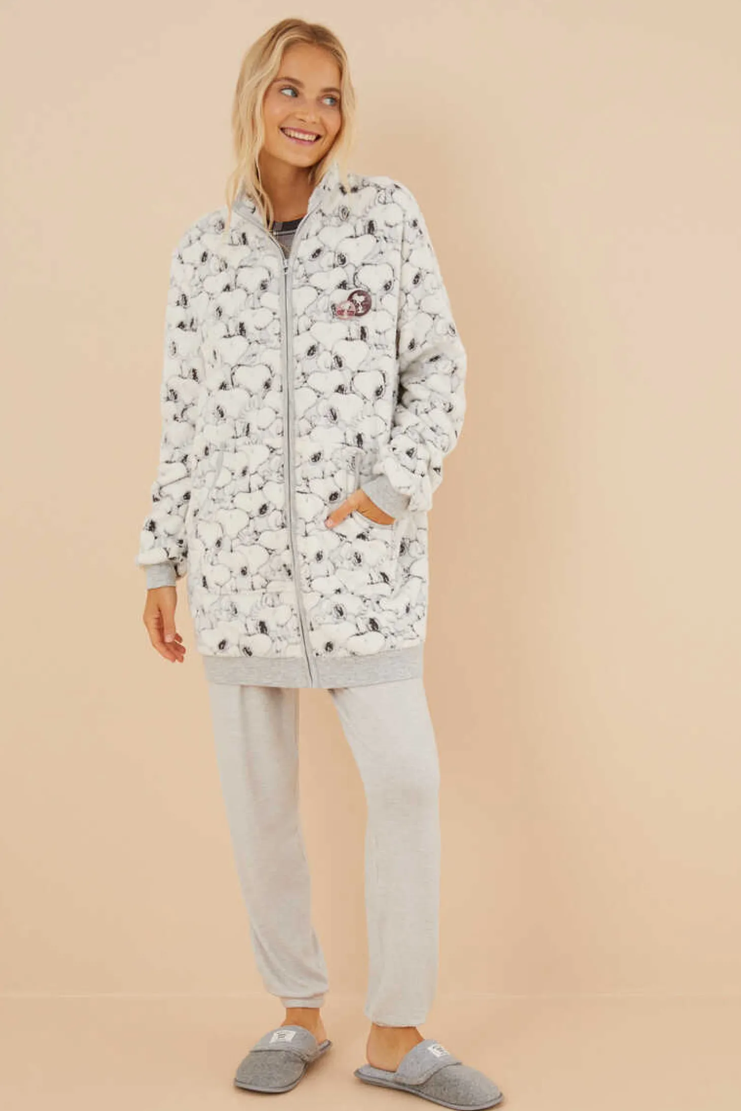 Robe Pelo Esponjoso Snoopy